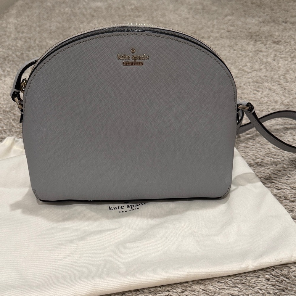 Kate Spade Light Gray Crossbody Bag